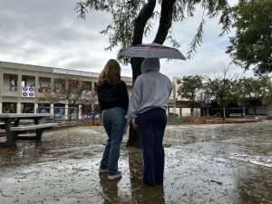 Rain keeps students at home