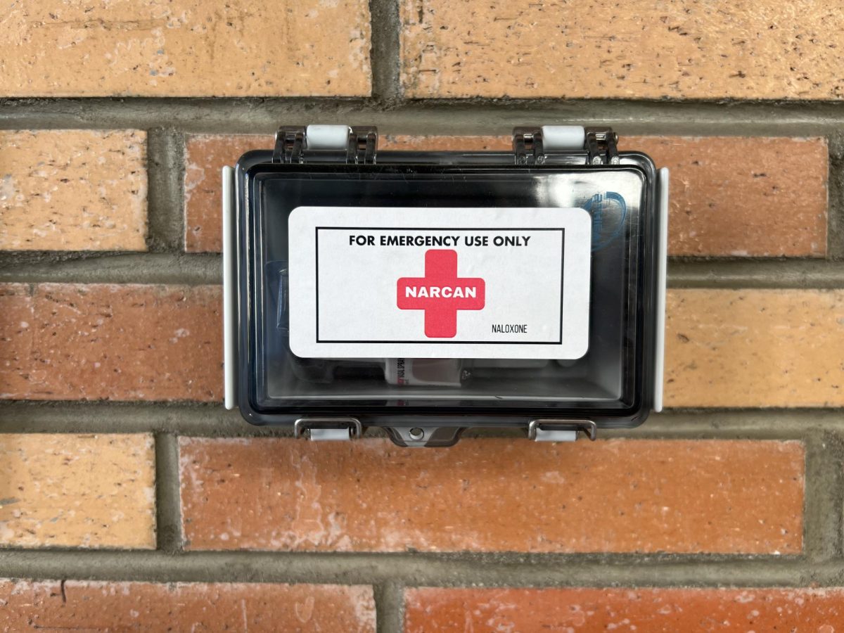 The Narcan emergency box located in Building 11