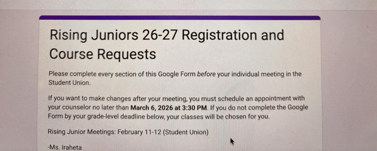 Course Registration Deadline