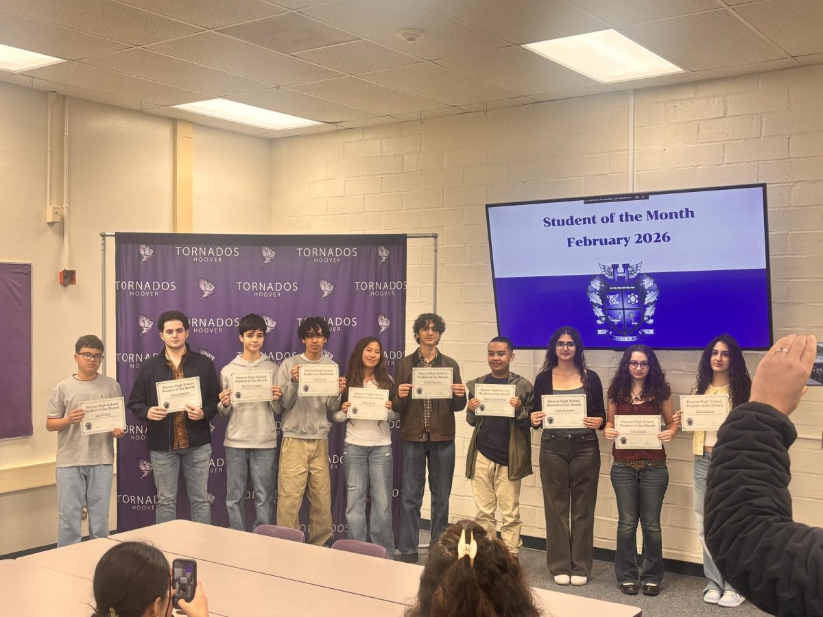 Hoover celebrates student of the month